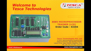 8085 Microprocessor Trainer (LCD) | 8085 Architecture | Microprocessor 8085 Kit || Tesca 43204
