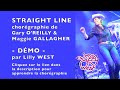 Demo straight line de maggie gallagher  gary oreilly enseigne par lilly west