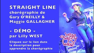 [DEMO] STRAIGHT LINE de Maggie GALLAGHER & Gary O'REILLY, enseignée par Lilly WEST