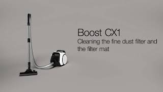 How to Clean the Fine-Dust Filter and Filter Mat on Your Miele Boost CX1