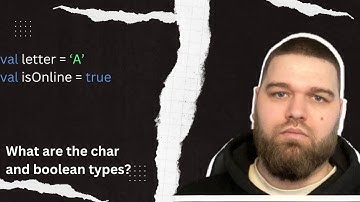 What are the Char and Boolean Data Types?