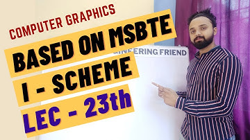 Lecture 23th | Computer Graphics For Diploma| Cohen Sutherland Clipping Algorithm Explained in Hindi