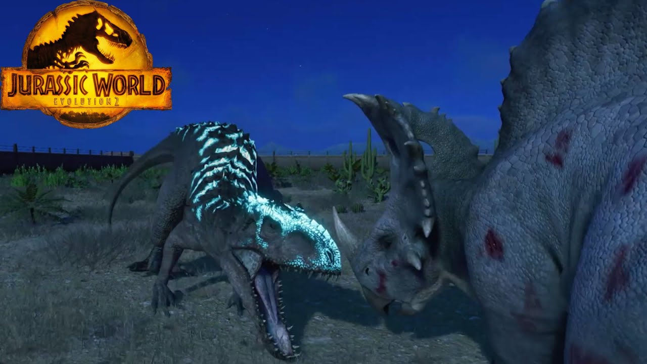 Indominus Rex VS Spinoceratops | Jurassic World Evolution 2 | RedFisch ...