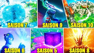 Je Réagis à TOUS les EVENEMENTS FORTNITE jusqu'à présent en une Vidéo ! (saison 4 - saison 10)