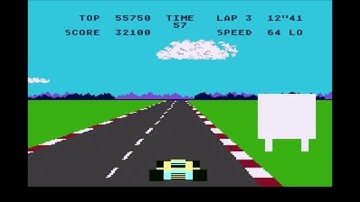 Pole Position Atari xl xe On Altirra Emulator.  My first emulator :)