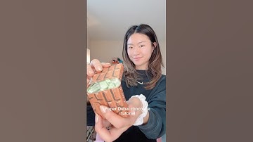 Paper Dubai Chocolate tutorial