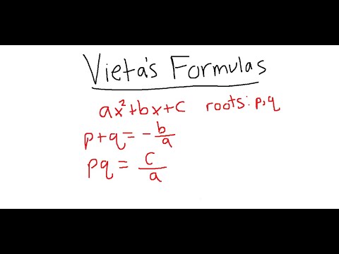 Vieta's Formula For