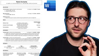 How To Make a Customer Service Resume | Microsoft Word