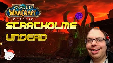 Stratholme Undead Dungeon Run | WoW Classic Gameplay | Warrior