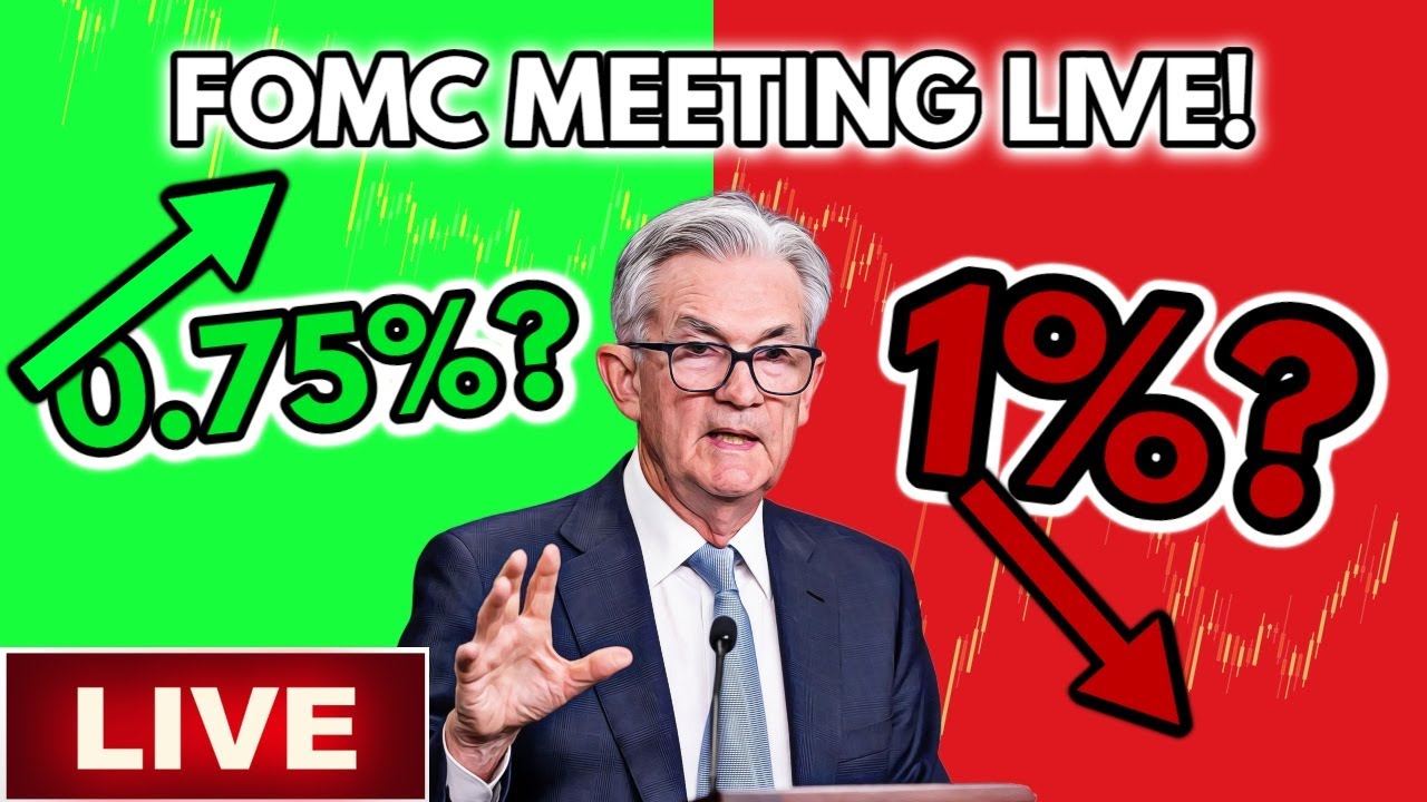 🔴🔴🔴 FOMC MEETING LIVE!! INTREST RATE WATCH PARTY!! WE WATCHING CHARTS