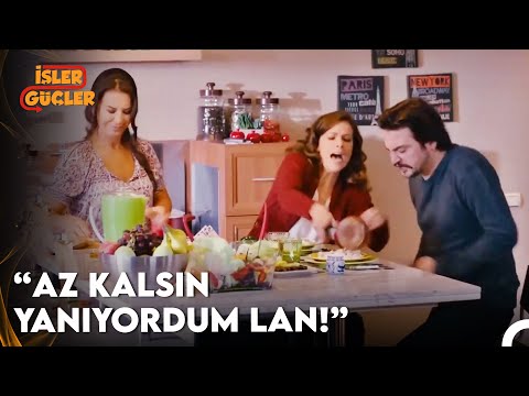 Ahmet, Feride'nin Annesine Küfür Etti 😂 - İşler Güçler 21. Bölüm