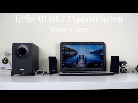 Edifier M1360 2.1 Speaker System Review + Demo