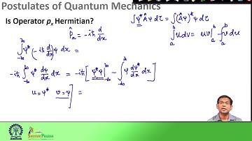 Postulates of Quantum Mechanics Part   lV
