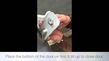 How to Open & Close your Flagpole Door