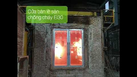 cửa bản lề sàn chống cháy