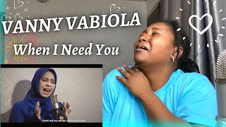 Vanny Vabiola - When I Need You (Celine Dion Cover) Reaction