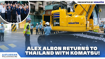 Alex Albon Reviews the Komatsu PC238 Excavator!