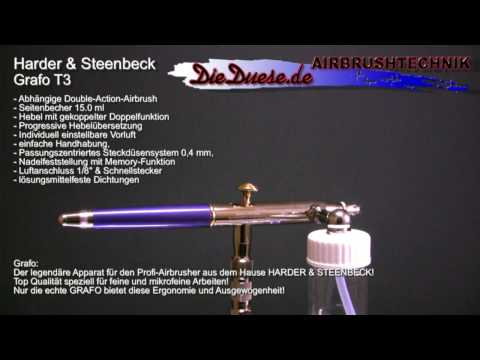 Harder /& Steenbeck Grafo T2 Airbrush Brand New