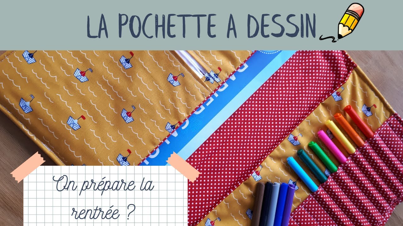 LA POCHETTE A DESSIN - YouTube