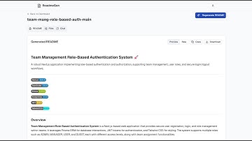 I Built an AI README Generator That Writes Documentation FOR You! ||Next.js 16 | Typescript | Gemini