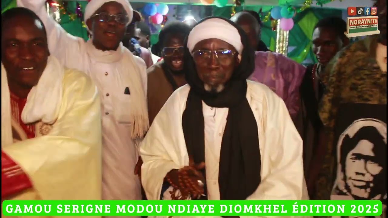 GAMOU SERIGNE MODOU NDIAYE DIOMKHEL ÉDITION 2025 AK WAKEUR SERIGNE MANSOUR NDIAYE