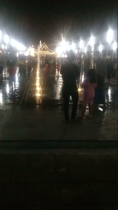 alun alun majalengka di malam hari