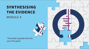 Module 4: Synthesising the evidence