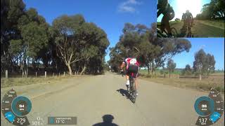 FCC B Grade Sandy Creek Road gravel section. 10th June 2018