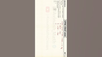 Find the largest natural number | Set-A | UPSC CSAT 2020 | #UPSC #CSAT #QUANT