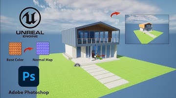 Photoshop to Unreal Engine 5  -  Normal Map for Materials