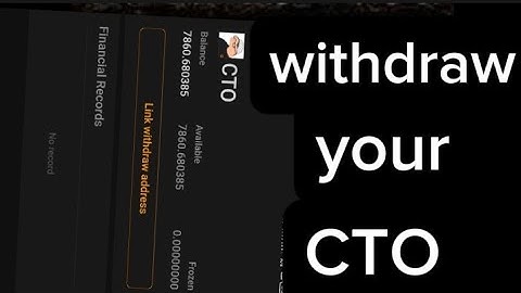 How to withdraw your CTO airdrop from Satoshi app