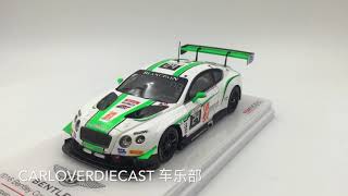 TSM-Model: 1/43 Bentley Continental GT3 #24 Team Parker 24 Hours of Spa 2016 TSM430178