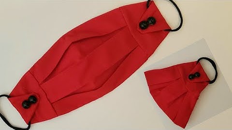 (NEW STYLE) Face Mask With Filter Pocket| Face Mask Sewing Tutorial| No Sewing Machine Mask