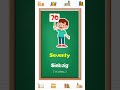 How to say SEVENTY in German language. #shorts #german #germanlanguage #learninggerman