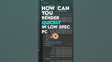 Render settings #blender #blender3d #tutorial