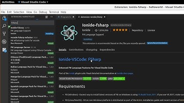 F# and .NET Core - Installing an IDE on Linux