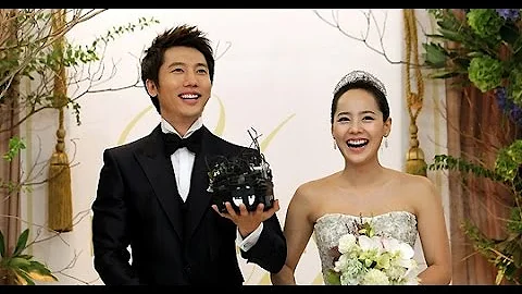 Eugene's  Wedding Dress - with Ki Tae Young. Happy Wedding !!!