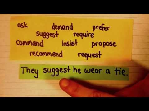 How to conjugate and use the present subjunctive (English)