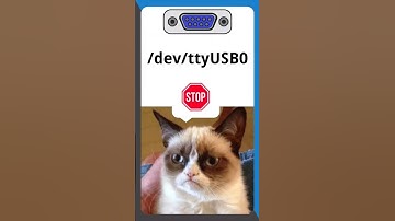 Do not use /dev/ttyUSB to open a serial port! #ُembeddedsystem #serialport