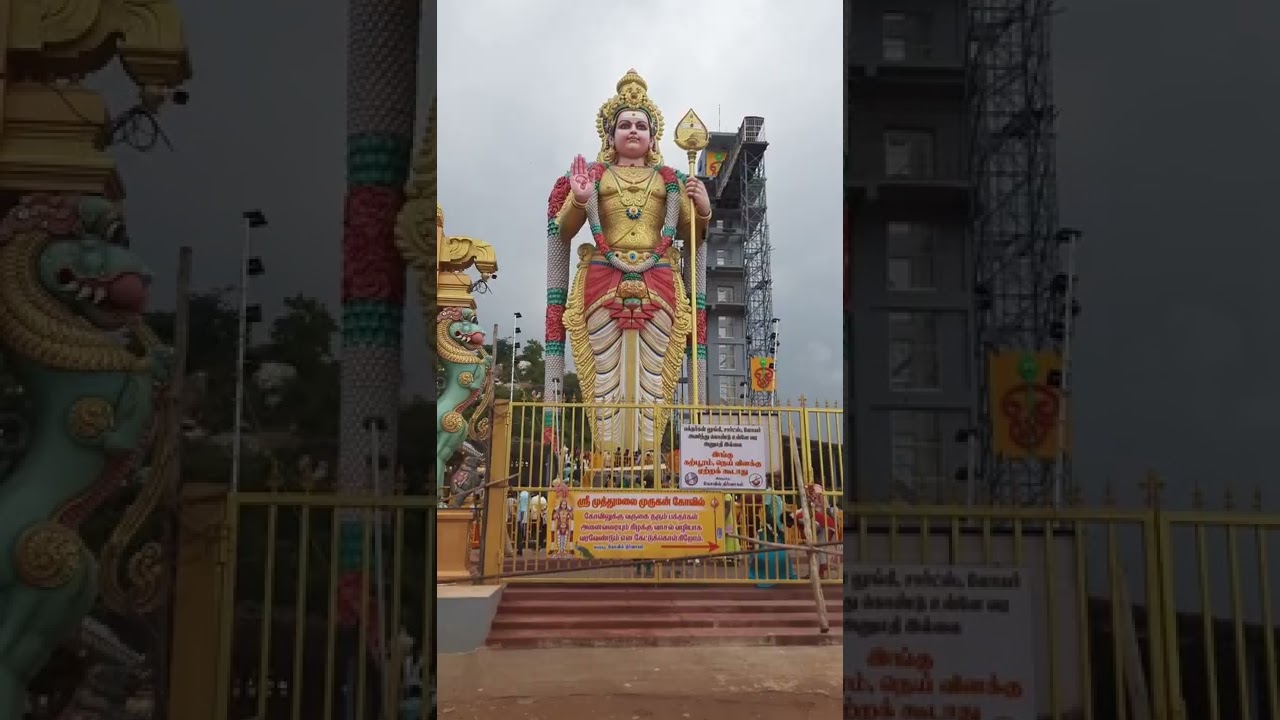 The Tallest Muthumalai Murugan Temple | 146 Feet Salem Murugan Temple