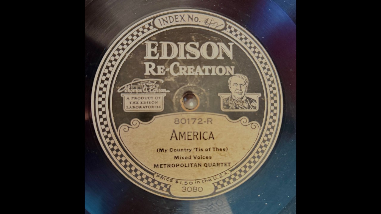 Happy 250th America! - Edison's America and His Diamond Disc.