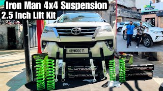 Iron Man 4x4 Suspension Upgrade On New Shape Toyota Fortuner :-#ironman4x4 #fortunermodification screenshot 3