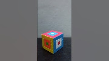 How to make super dot pattern on a 5× 5 cube#viral #shorts #shortvideo