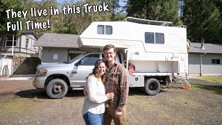 Truck Camper Tour For Full Time Living