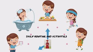 Daily Routine and Activities | Learn English daily routine Vocabulary for kids |basic learn for kids