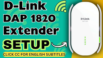 D-Link DAP 1820 AC2000 WiFi Extender installeren | Korte en eenvoudige uitleg |