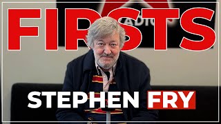 FIRSTS with the suave wit and national treasure STEPHEN FRY ✍️