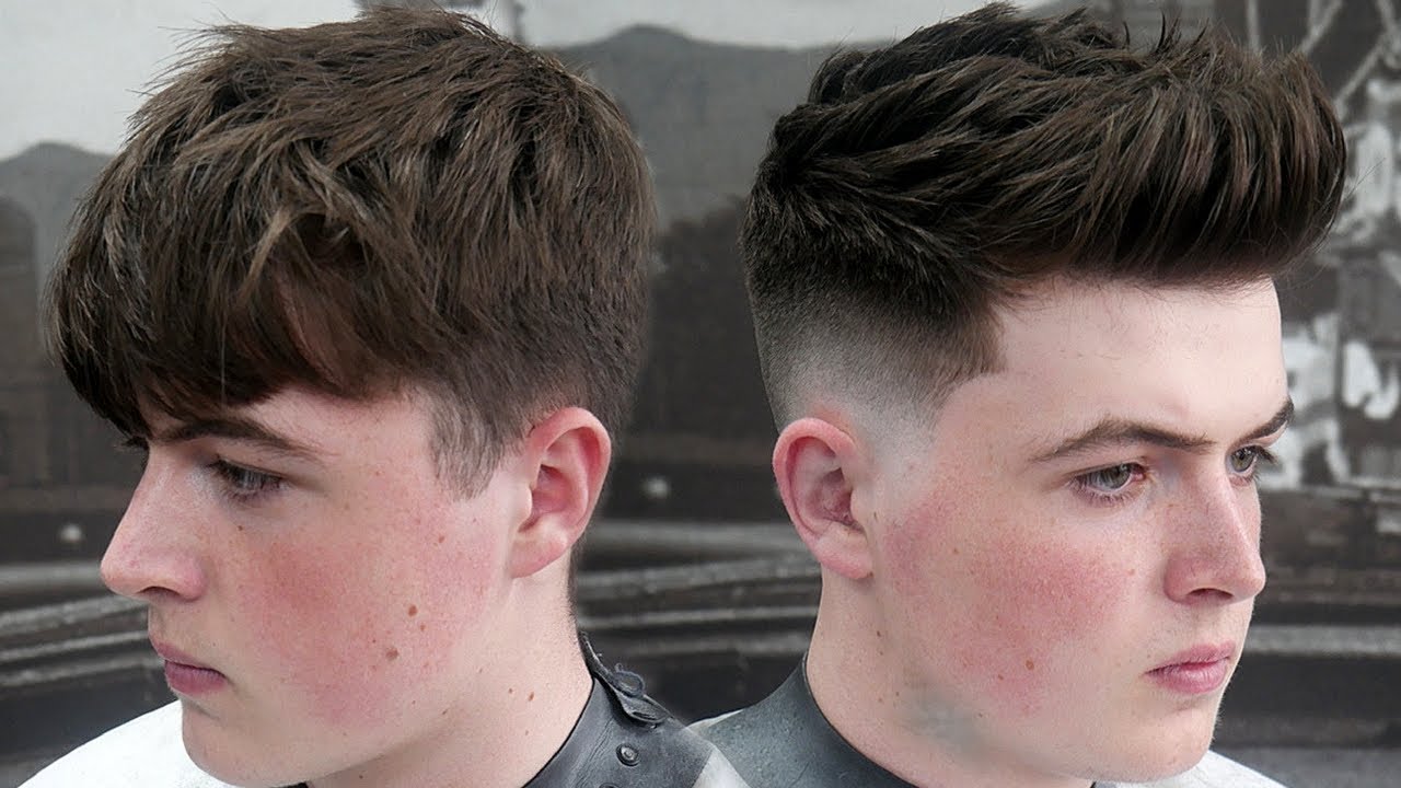 Haircut Transformation How To Do A Textured Quiff Haircut Tutorial For Beginners Youtube