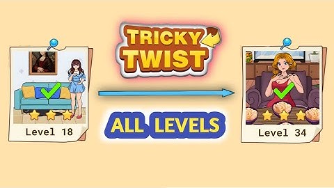Tricky Twist Puzzle Level 18-34 | No Commentary, No Music | Android Gameplay