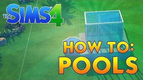 HOW TO: MAKE AN ABOVE GROUND & GLASS POOLS | Sims 4